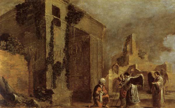 BRAMER, Leonaert Abraham and the Three Angels